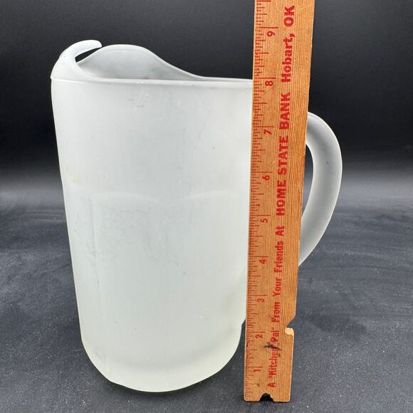 Vintage Hazel Atlas Satin Glass Pitcher - Picture 4 of 6